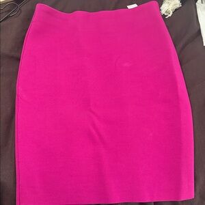 Vibrant Pink Pencil Skirt express